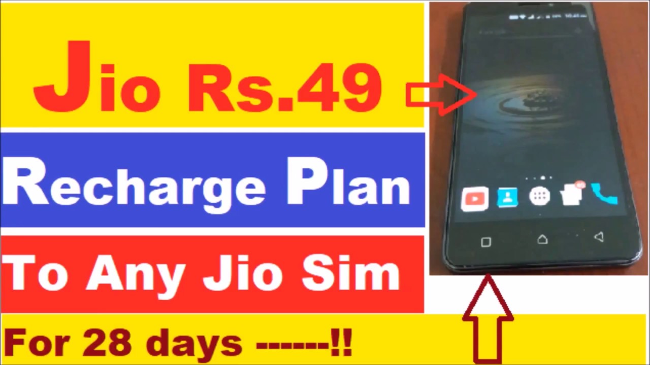 Jio Rs.49 recharge plan, Any Jio Sim ? How To Activate ?