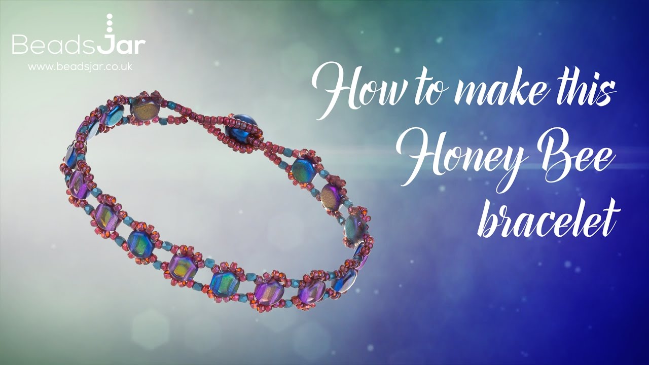 How to make this Honeycomb bead Bracelet | Honeycomb seed beads (106)