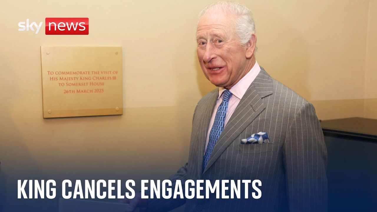 King Charles cancels engagements after 'temporary side effects' from cancer treatment