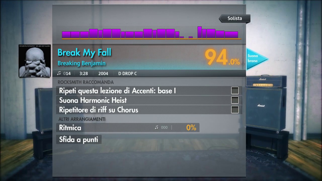 Breaking Benjamin - Break My Fall - Rocksmith CDLC