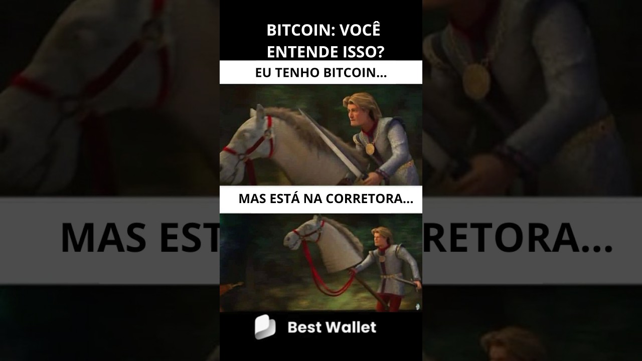 Criptomoeda s&oacute; &eacute; sua se tiver na Wallet! #bitcoin #criptomoedas #wallet