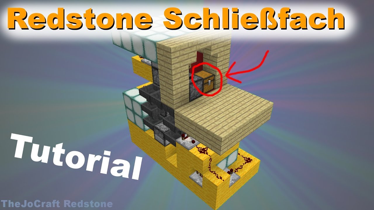 ECHTES Schließfach in Minecraft | Redstone Tutorial | +Erklärung