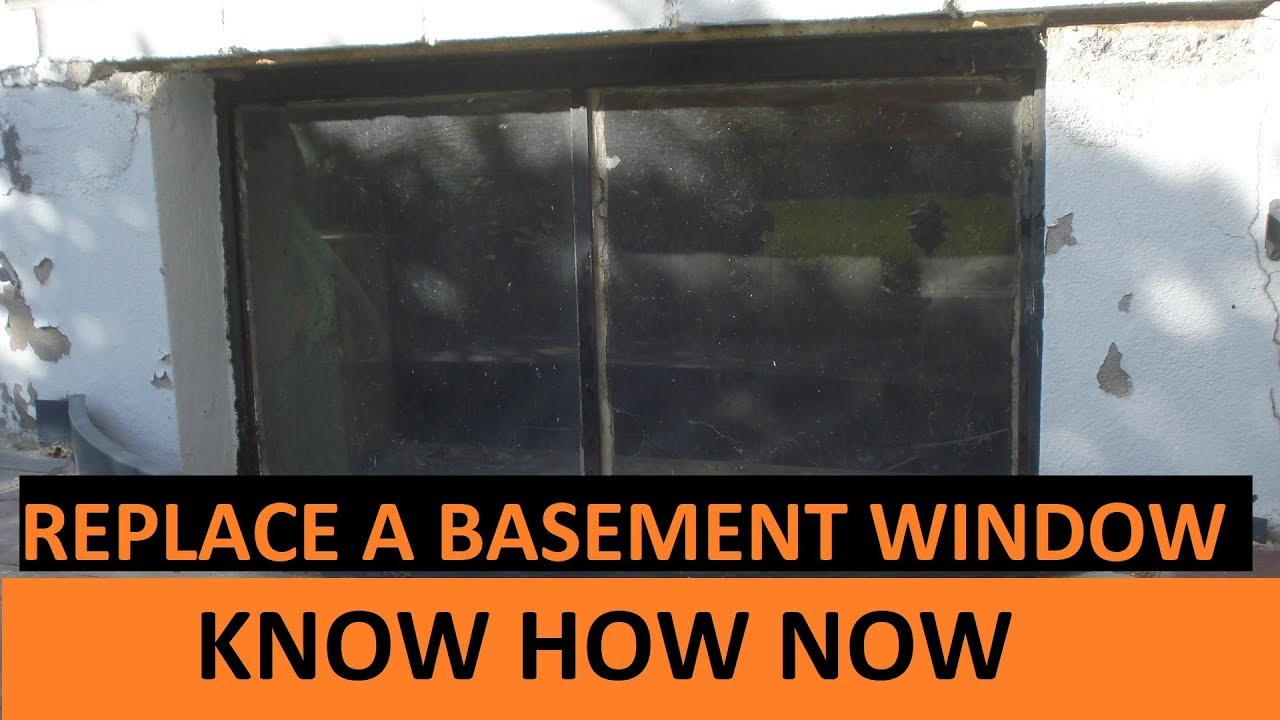 Replace a Steel Frame Basement Hopper Window