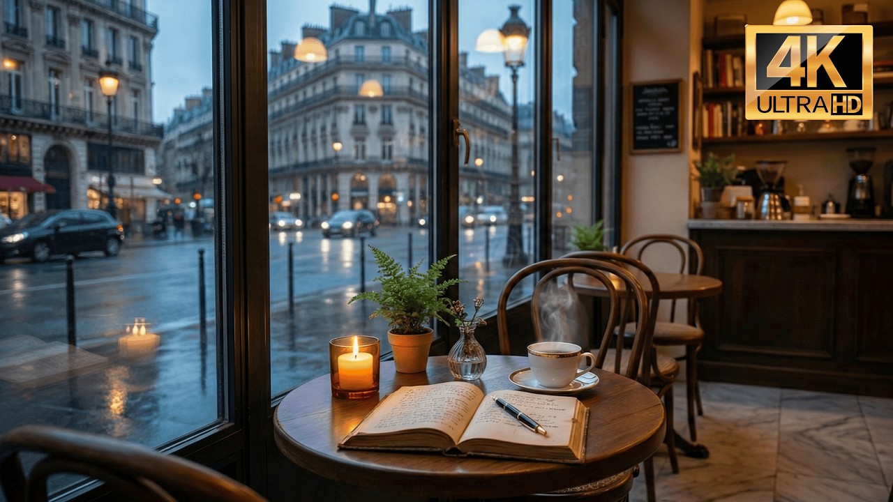 Cozy Coffee Shop Ambience ☕ 2:30 Hours Smooth Music & Cafe Sounds for Studying, Working, Relaxing