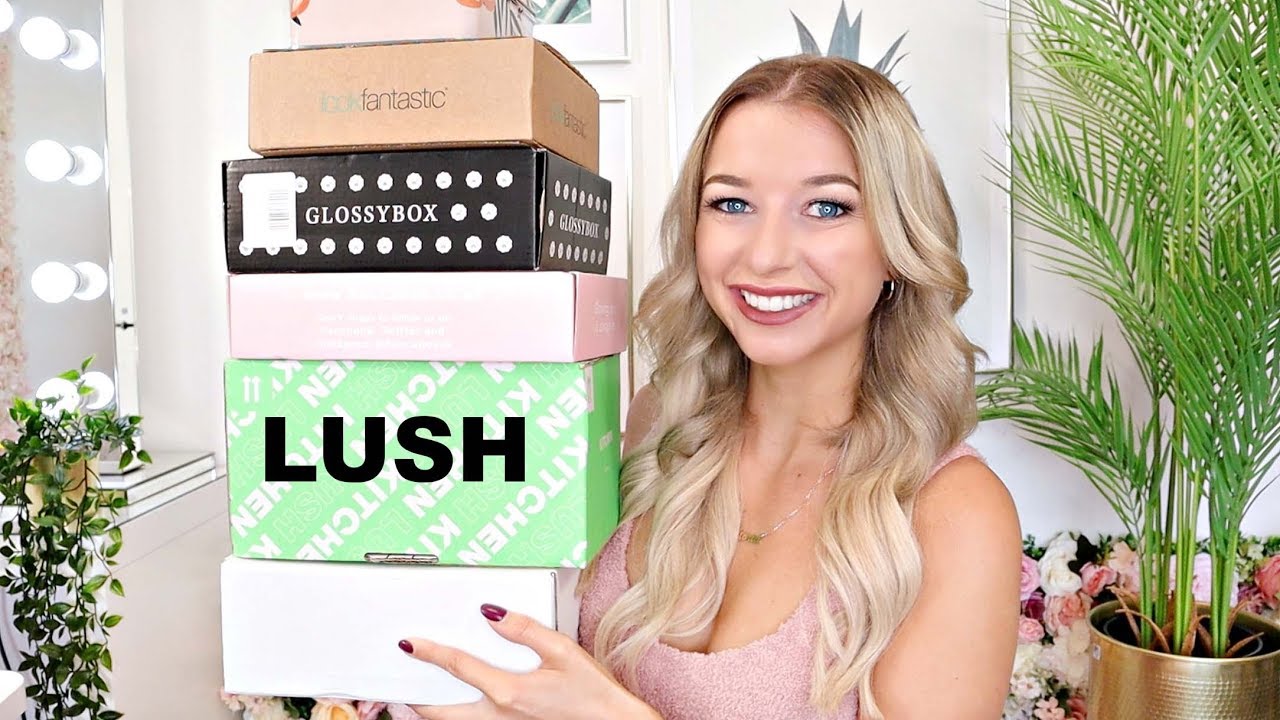 UNBOXING JUNE/JULY BEAUTY SUBSCRIPTION BOXES 2020 / Glossybox, LUSH, Look Fantastic, Birchbox,