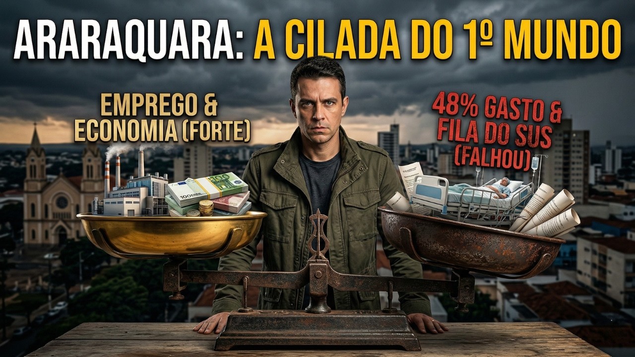 Vale a pena morar em ARARAQUARA- SP? Emprego de 1&ordm; Mundo, Sa&uacute;de de 3&ordm;