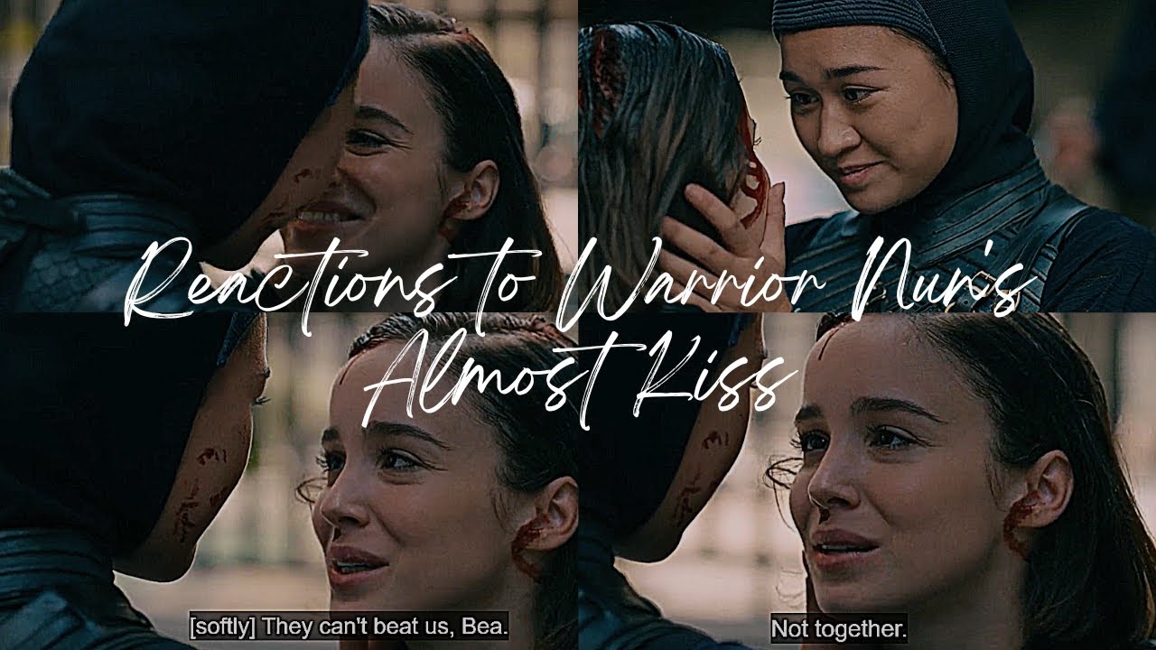Reactions to the ALMOST kiss of Avatrice in Warrior Nun S2 Ep5