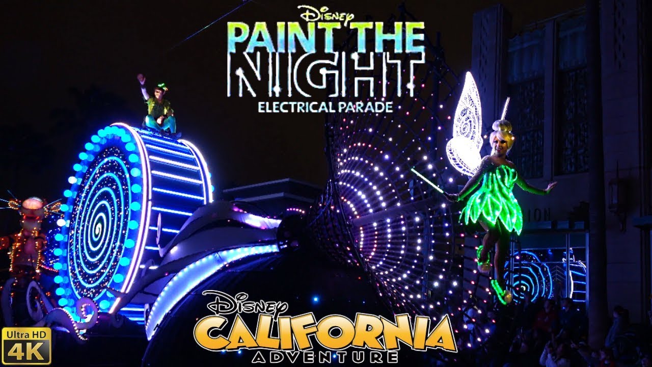(4K) Paint the Night Electrical Parade | FULL PARADE | Disney California Adventure