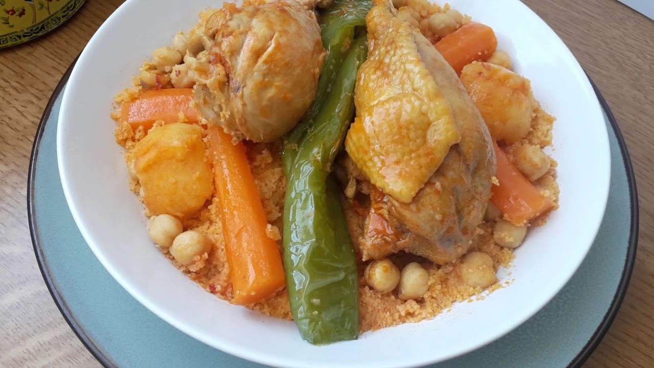 COUSCOUS TUNISIEN au poulet spécial Ramadan