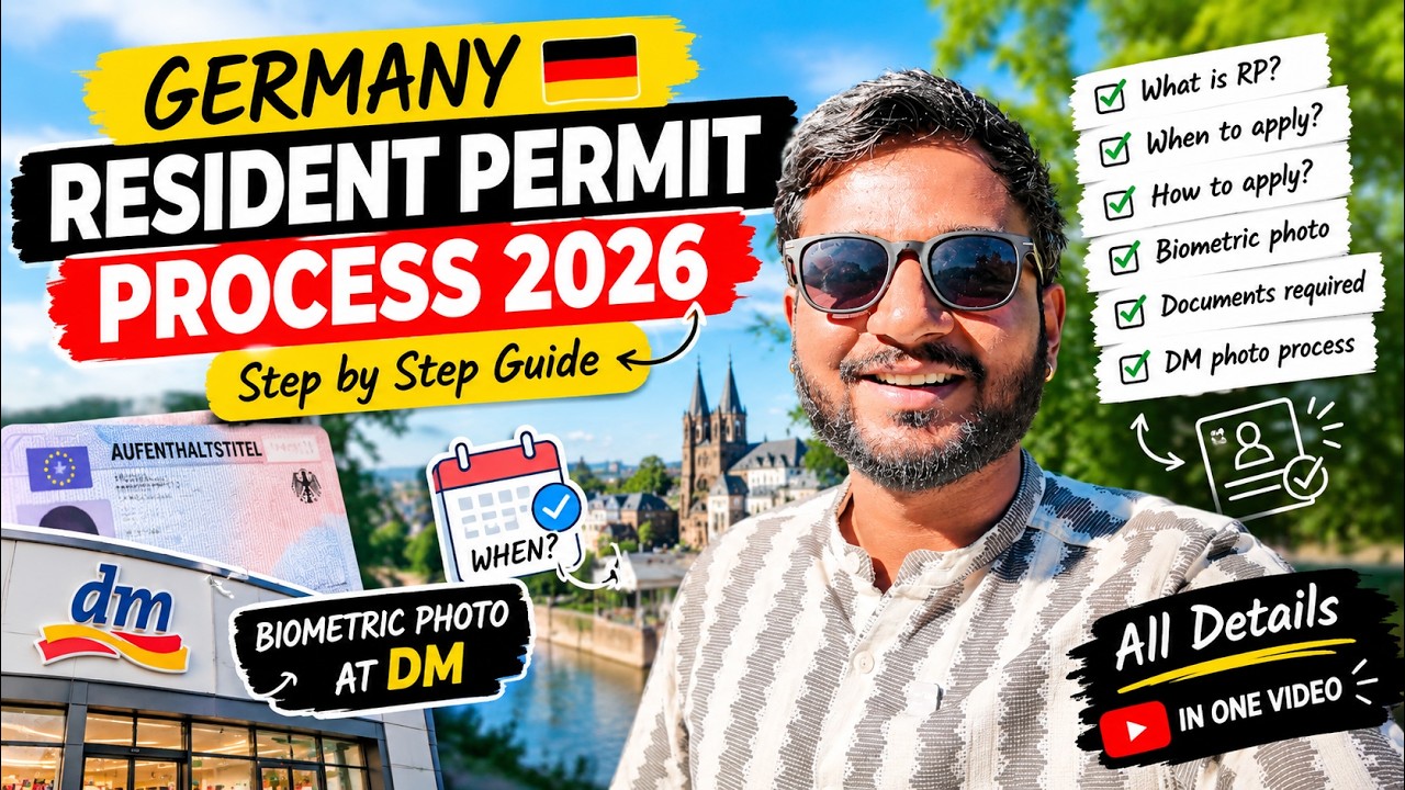 ВНЖ в Германии 2026 🇩🇪 | Полный процесс оформления, документы и биометрическое фото