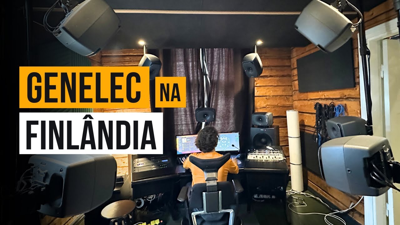 Conhecendo os MONITORES da GENELEC em Helsinki/Finlândia