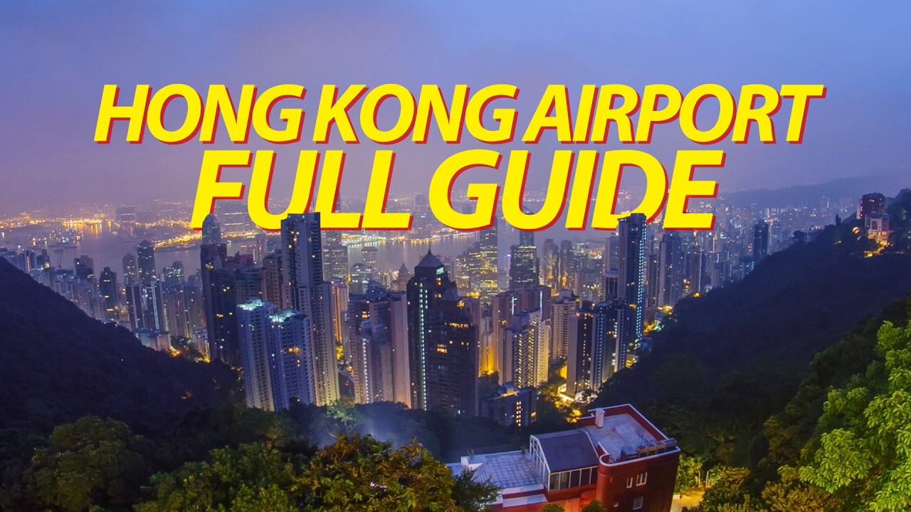 Hong Kong Airport Full Guide and my first meal was WILD!