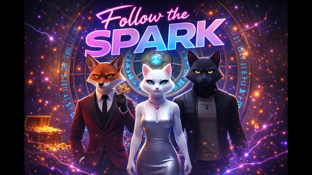 Follow the Spark ⚡ | K-Pop Story MV | Cats & Fox