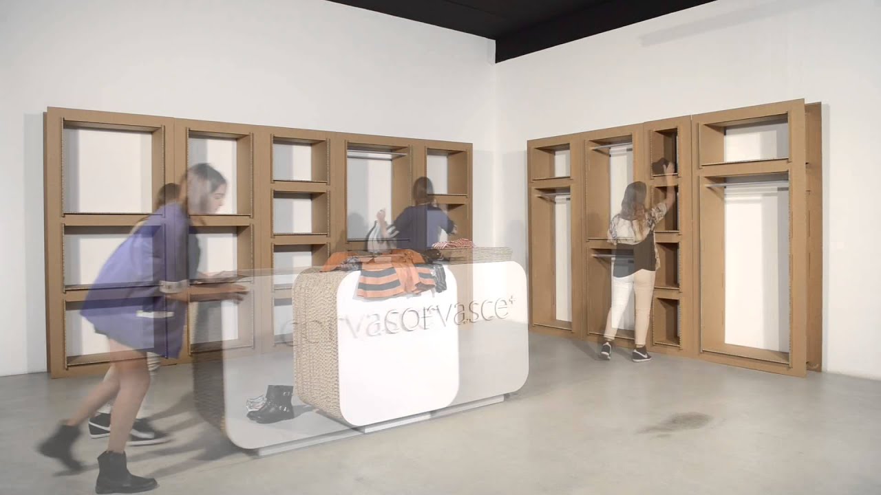 CARDBOARD SHOPFITTING SYSTEMS - Negozio fai da te in cartone riciclato