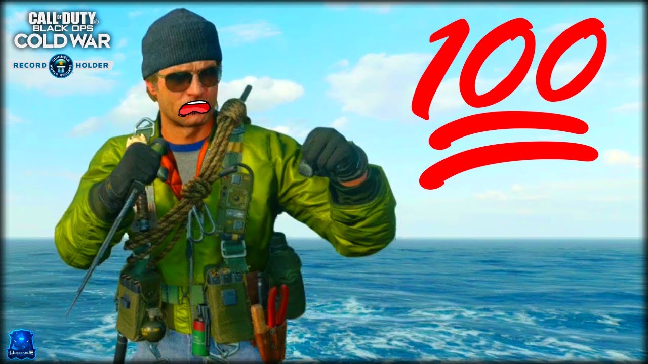 I Dropped the 💯 bomb with a Knife in Black Ops Cold War! (World Record)