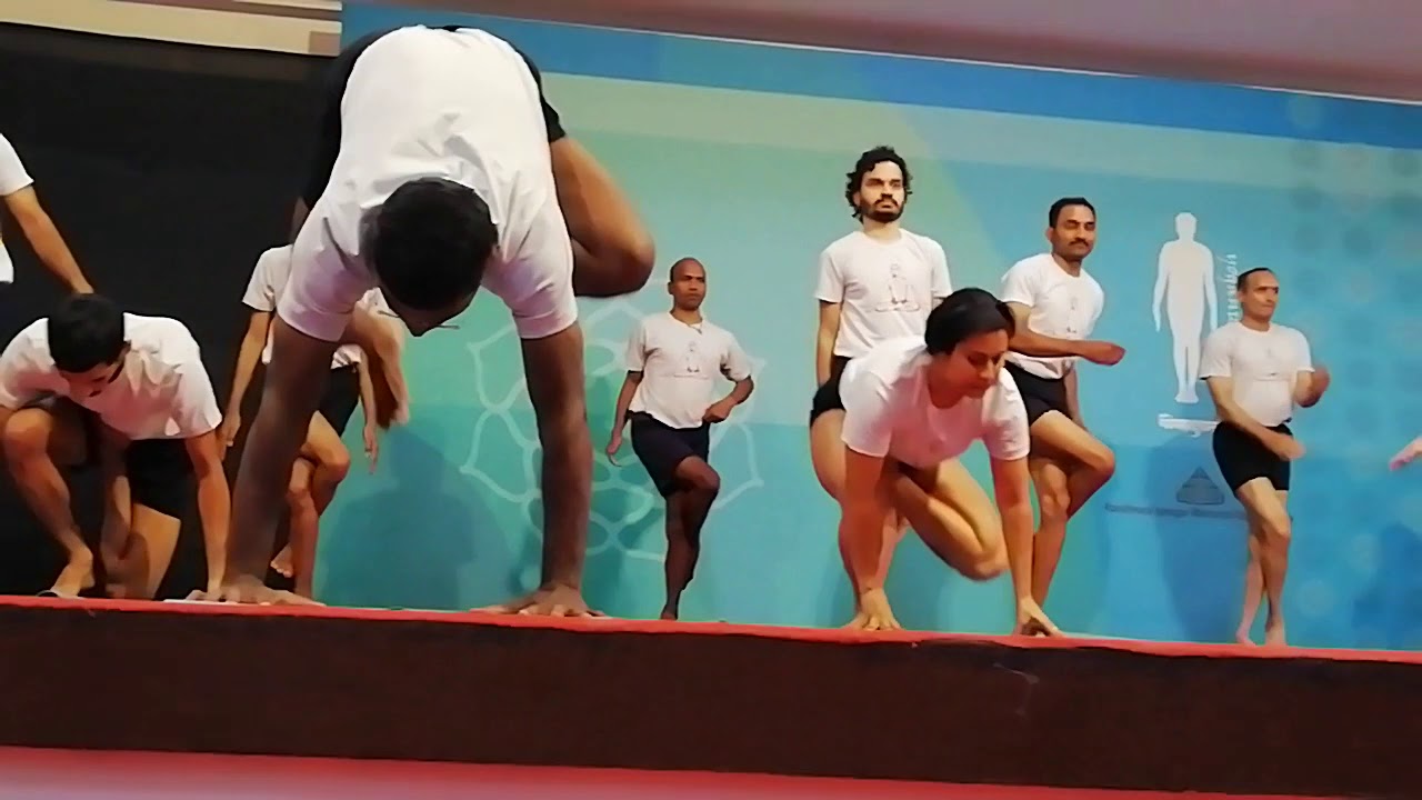 BKS Iyengar 101 years demonstration