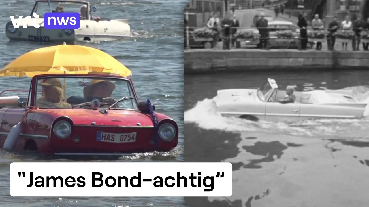 Amfibiewagen van Kapitein Zeppos vaart uit in Nederland