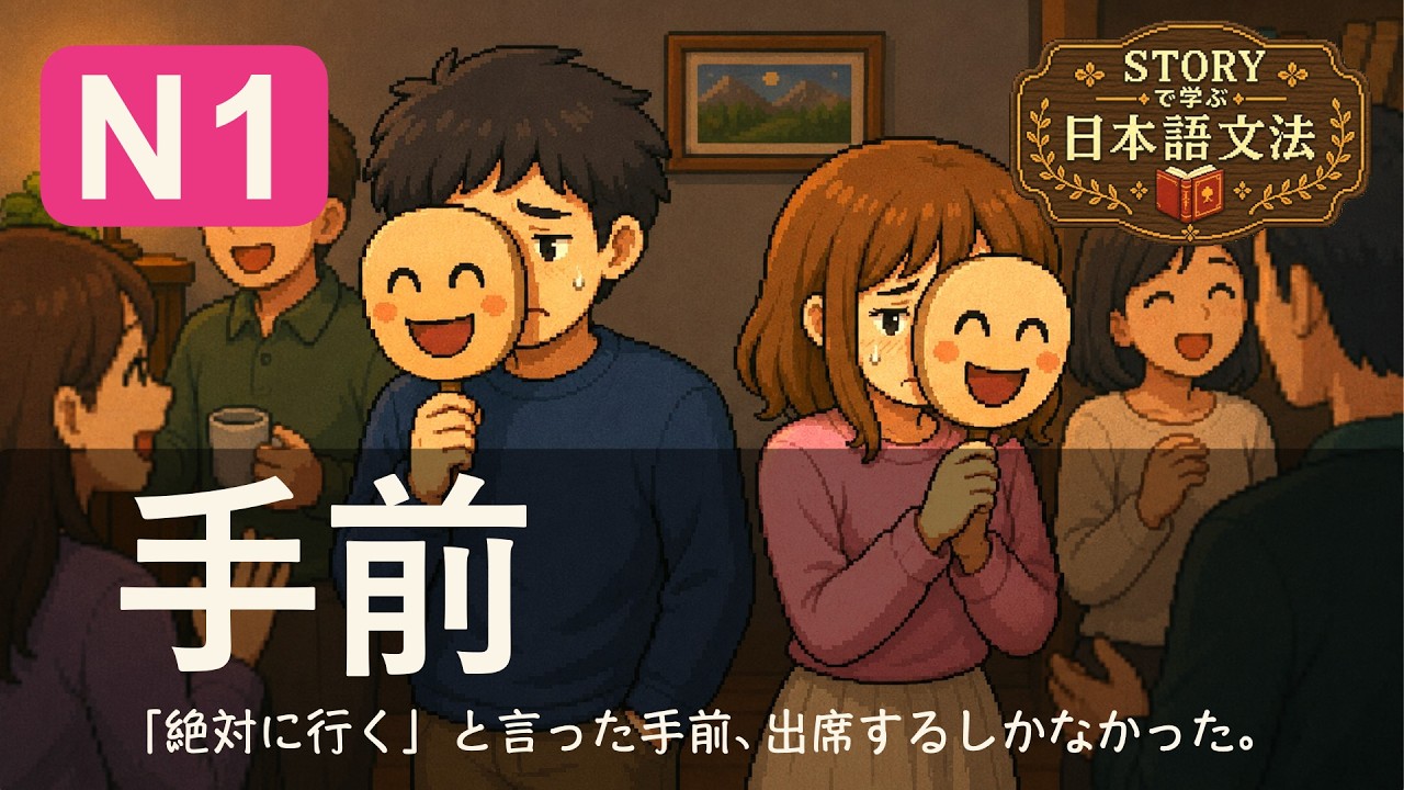 N1文法「手前」
