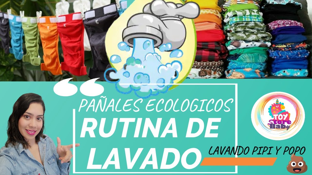 Pañales Ecológicos RUTINA DE LAVADO