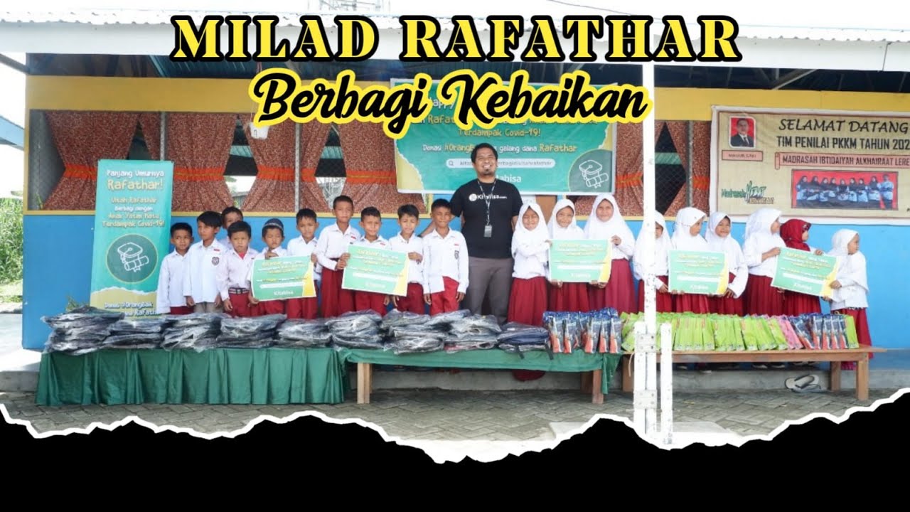 Raffi Ahmad Berbagi 250 Paket Perlengkapan Sekolah Bersama Sahabat Masjid, Merayakan Milad Rafathar