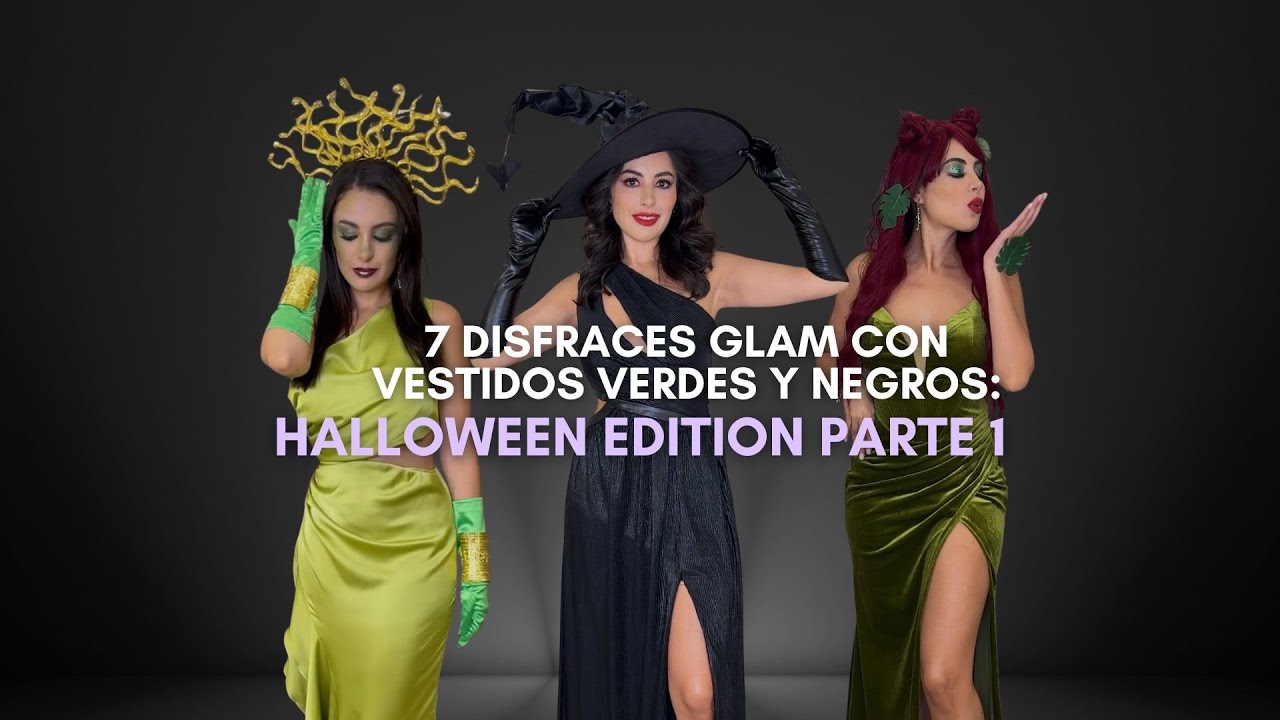 7 Disfraces Fáciles con Vestidos de Fiesta | Ideas Glam para Halloween