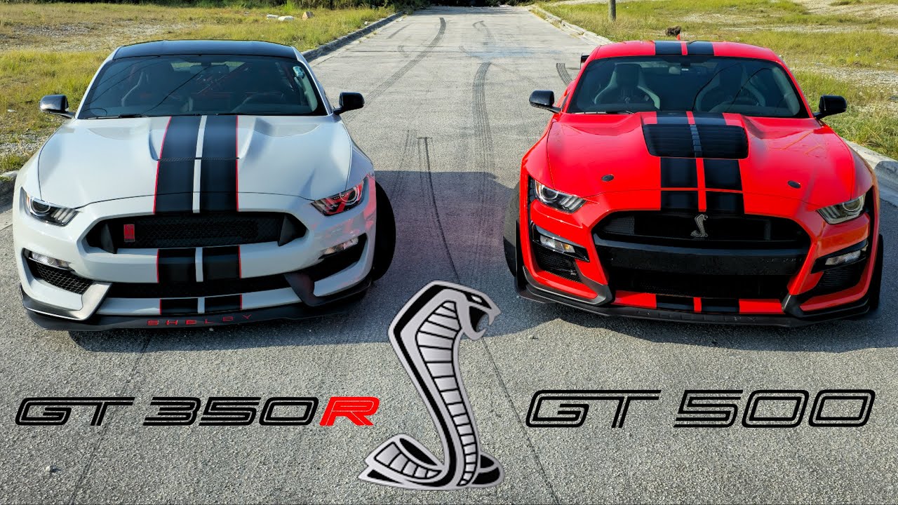 Ford Mustang Shelby GT350R против GT500 Track Pack | Прямое сравнение и обзор!