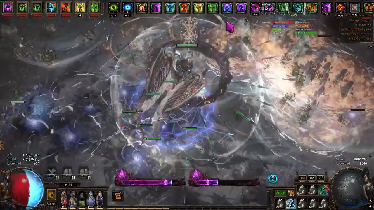 Golden Charlatan Elementalist EK - T16.5  Breach Farm - PoE 3.28
