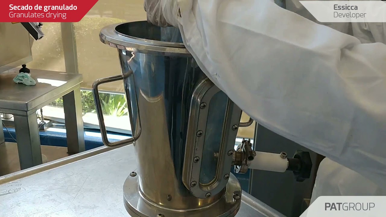 Essicca Developer - Secado de granulados / Drying of granules.