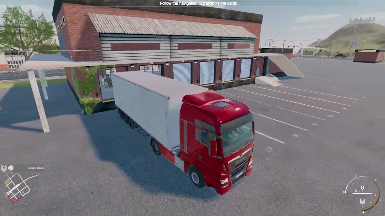 Truck & Logistics Simulator PS4, MAN truck 4x4