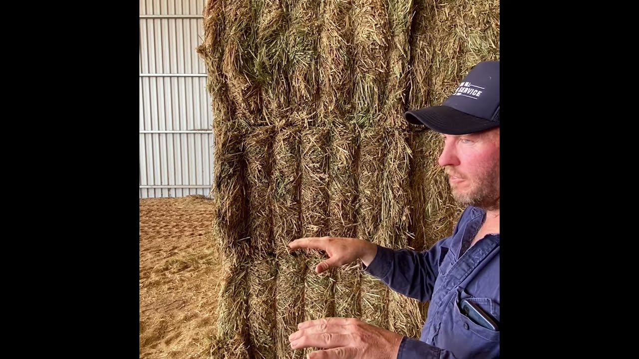 How to stack hay in the shed