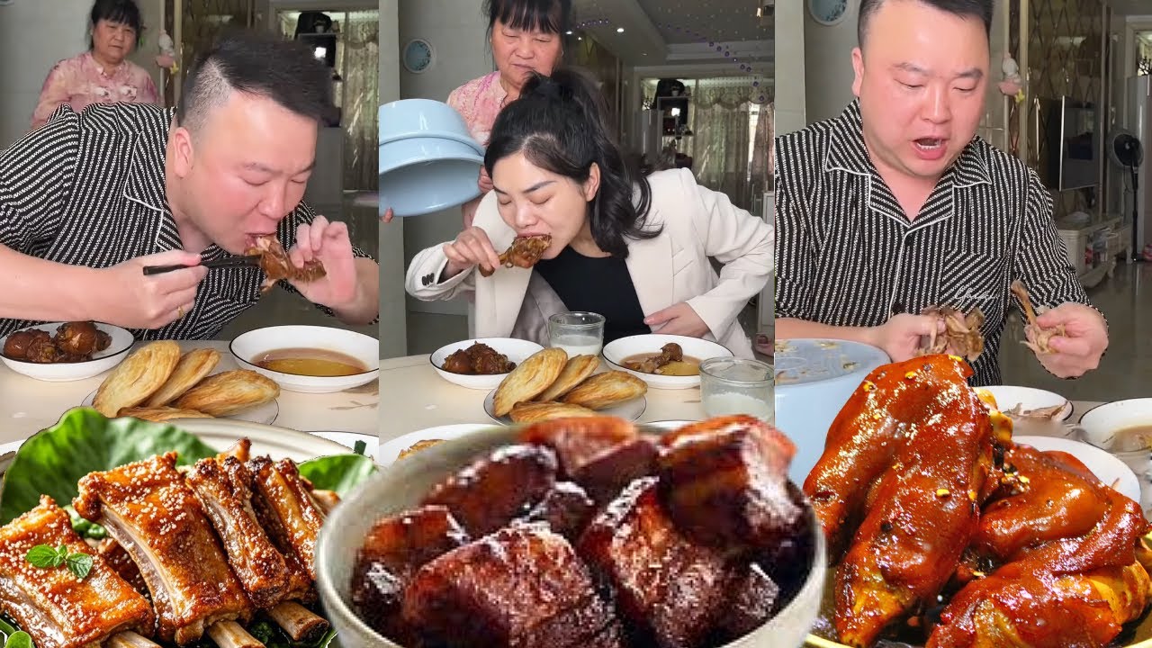 My stupid husband wouldn't let me eat even a chicken drumstick, but I ate all the meat
