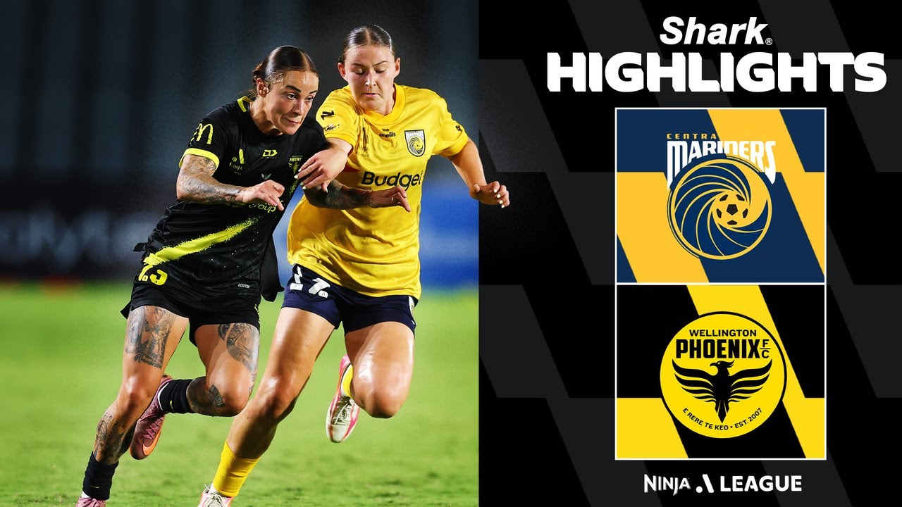 Central Coast Mariners v Wellington Phoenix | SHARK HIGHLIGHTS | Ninja A-League 2025-26 | Round 05