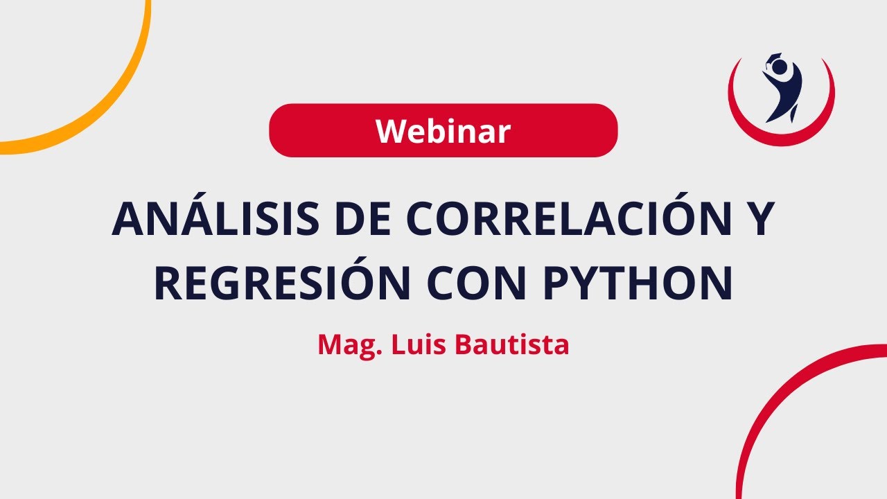 WEBINAR: Análisis de correlación y regresión con Python