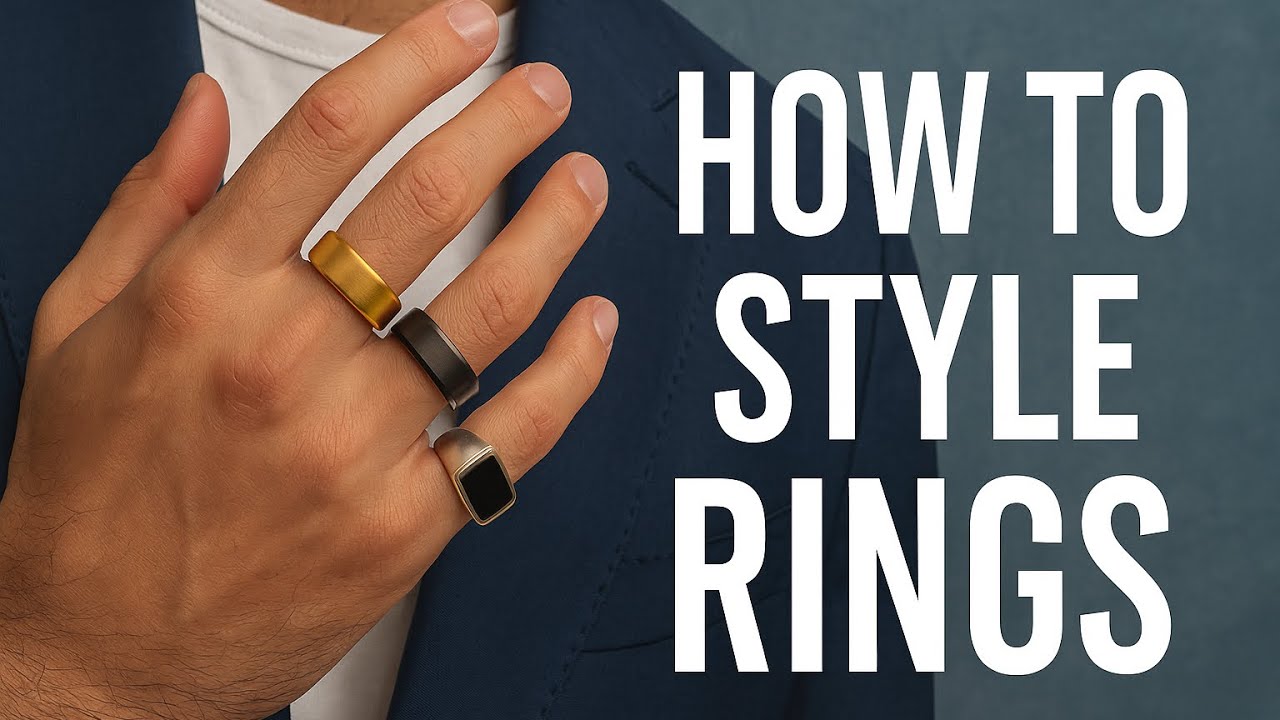 How to style men&rsquo;s rings