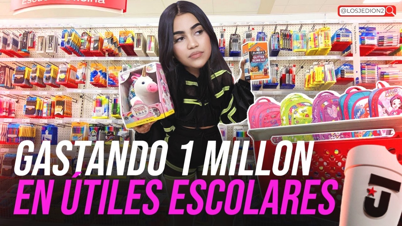 GASTANDO UN 1 MILLÓN DE PESOS EN ÚTILES ESCOLARES