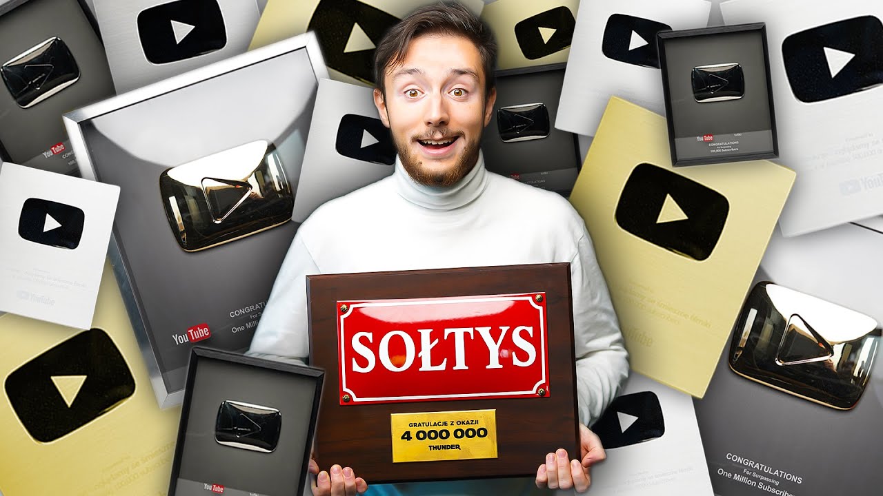 Kolekcja Przycisków od YouTube za 10 000 ZŁ!