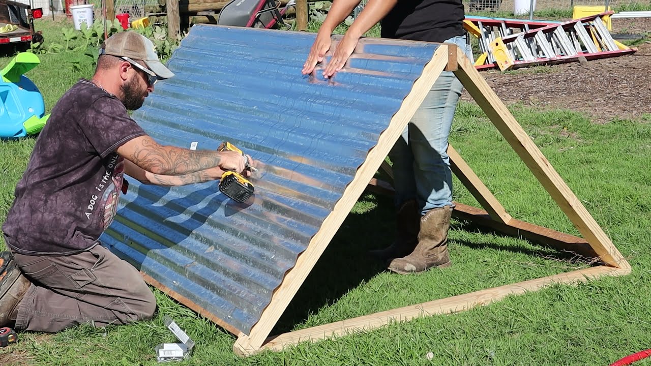 Pig A Frame Build | #hoghouse, #aframebuild, #homesteadbuilds, #ipp