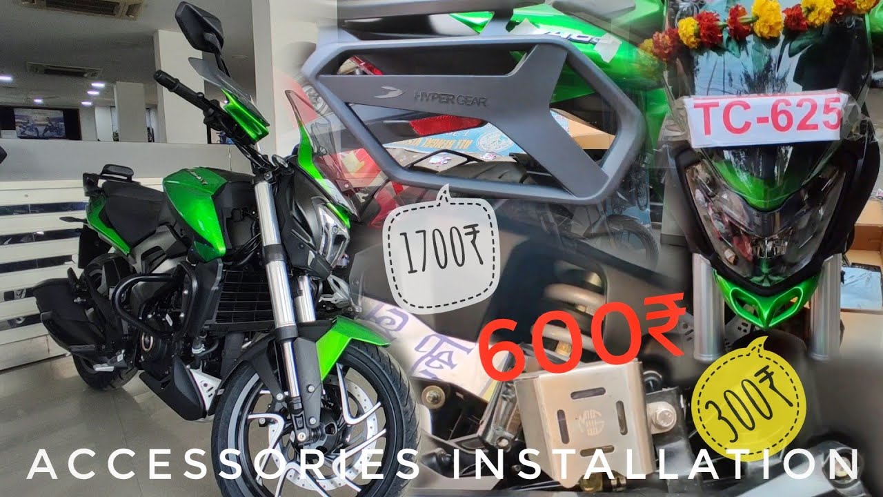 NEW DOMINAR 400 & 250 Accessories For Touring 🔥|| Adventure Kit Installation 😍 || Price ₹😱