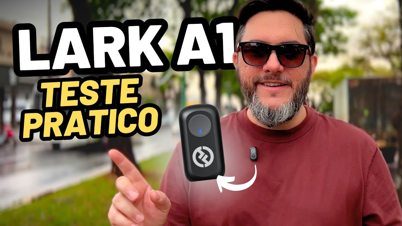 O Melhor Mic Sem Fio Compacto? Hollyland Lark A1 com IA Antirruído e App de controle