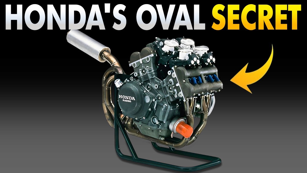 Ошеломляющая правда о овальном поршневом двигателе V4 Honda NR750 rev