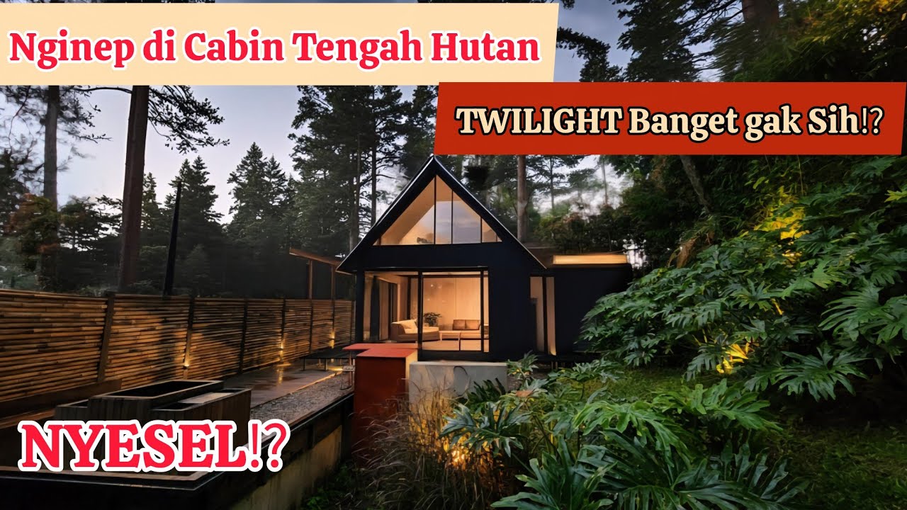 NGINEP Tengah Hutan, Dusun Bambu Lembang 2025, Cabin Sayang Heulang & Wahana Paling seru di Bandung