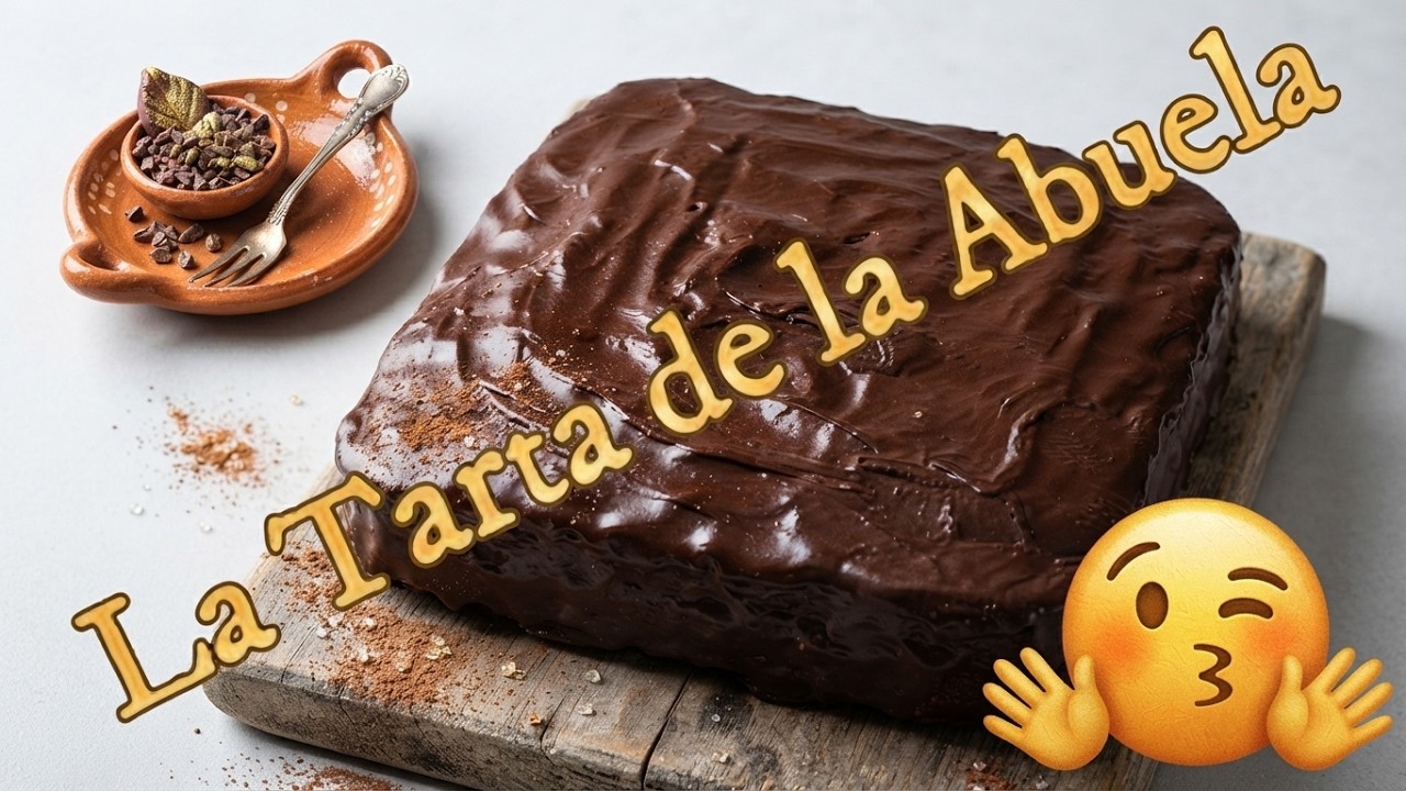 🍫🍪 Tarta de la Abuela Fácil y Rápida | Receta Tradicional de la Abuela 👩‍🍳 Postre Casero y Delicioso