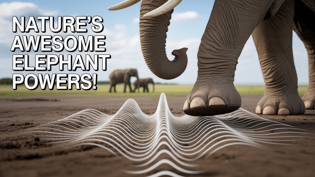 Nature&rsquo;s Hidden Superpower: Elephants Hear with Their Feet! #shorts #youtubeshorts