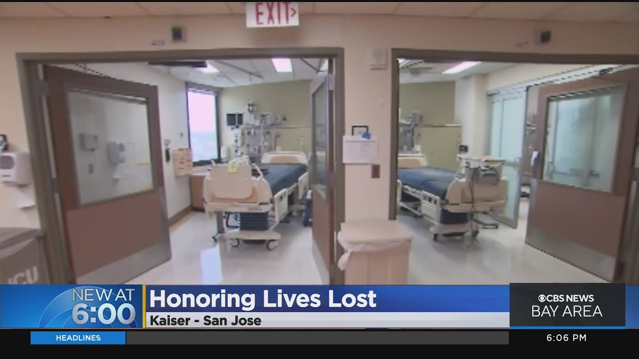 Kaiser San Jose hospital unveils memorial to 189 patients lost to COVID-19