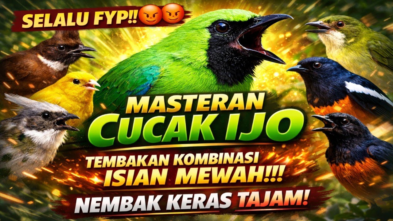 CUCAK IJO, MASTERAN CUCAK IJO FULL TEMBAKAN KASAR, MASTERAN CUCAK IJO PART 17.