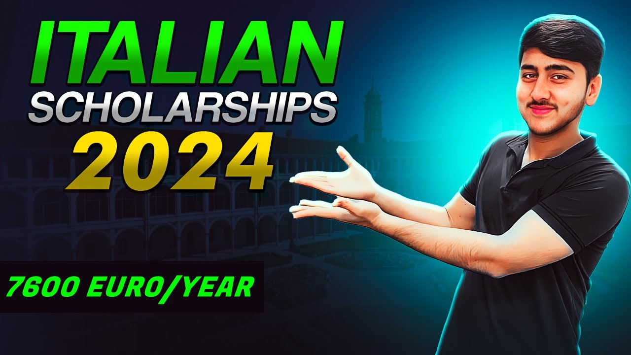SCHOLARSHIPS in ITALY 2024 | 7600 euro/year | No IELTS | Complete details