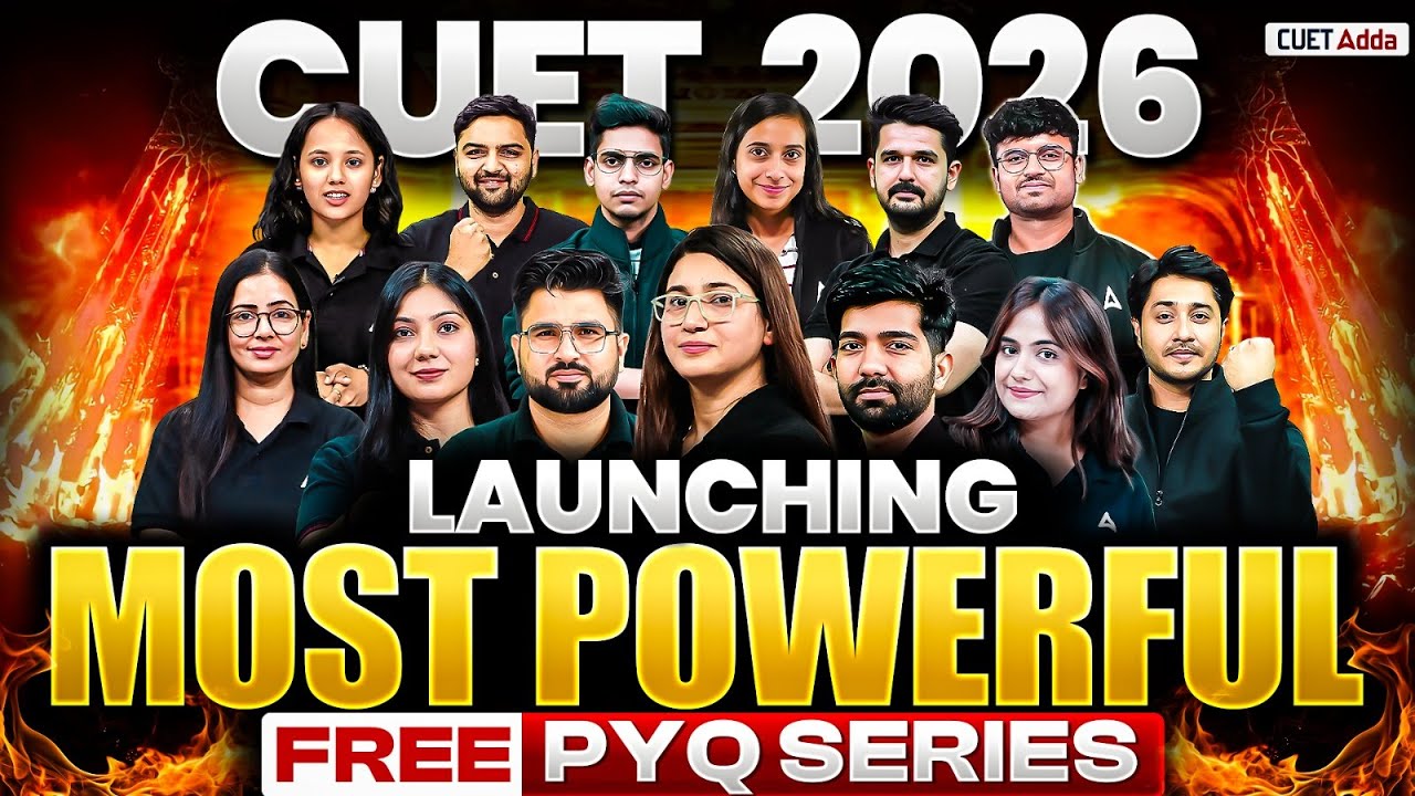 Launching 🎯 CUET 2026 India's MOST POWERFUL Free PYQ Series 🔥🔥💪