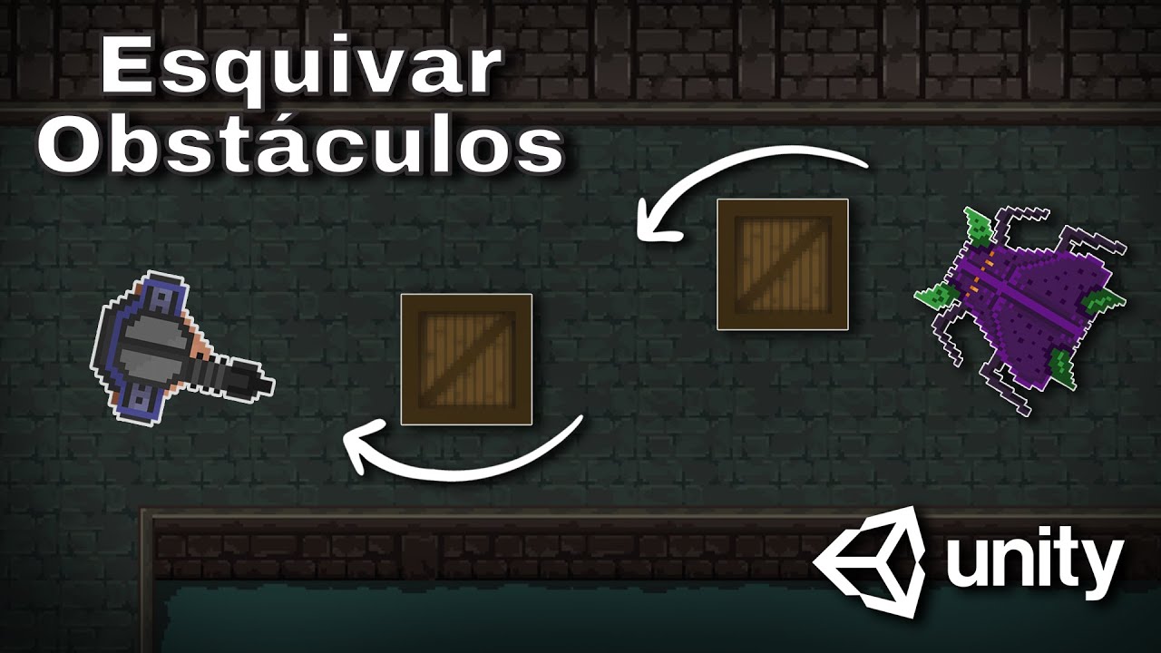Cómo hacer que nuestros enemigos nos sigan esquivando obstáculos en Unity (Unity NavMesh 2D)