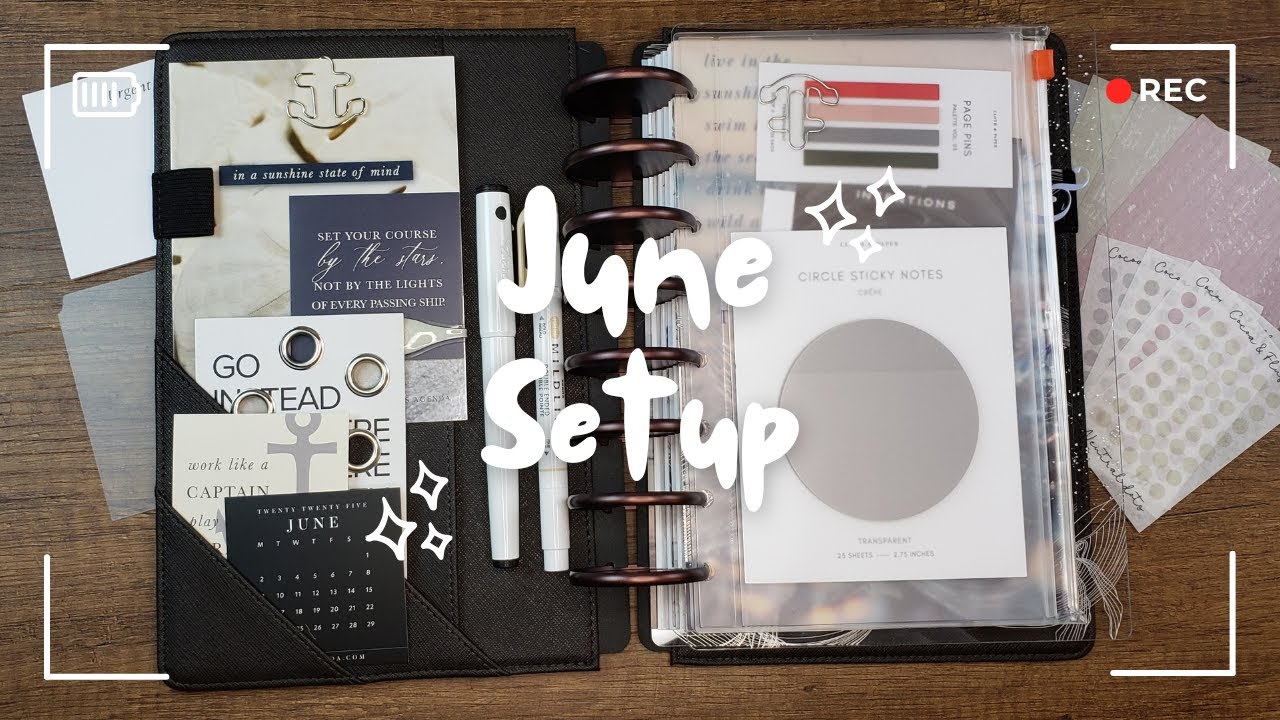June Planner Setup | Mixing Jane&rsquo;s Agenda, Cloth & Paper & 8Lotus Sub Box Favorites