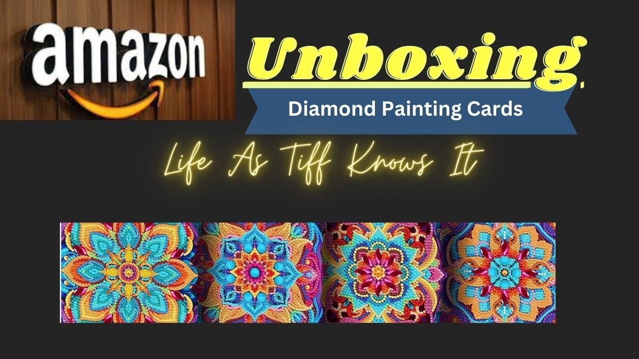 Unboxing - Diamond Mandala Greeting Cards Amazon #unboxing #diamondpainting #diamondart